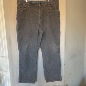 L.L. Bean Men's Corduroy Pants in Gray
